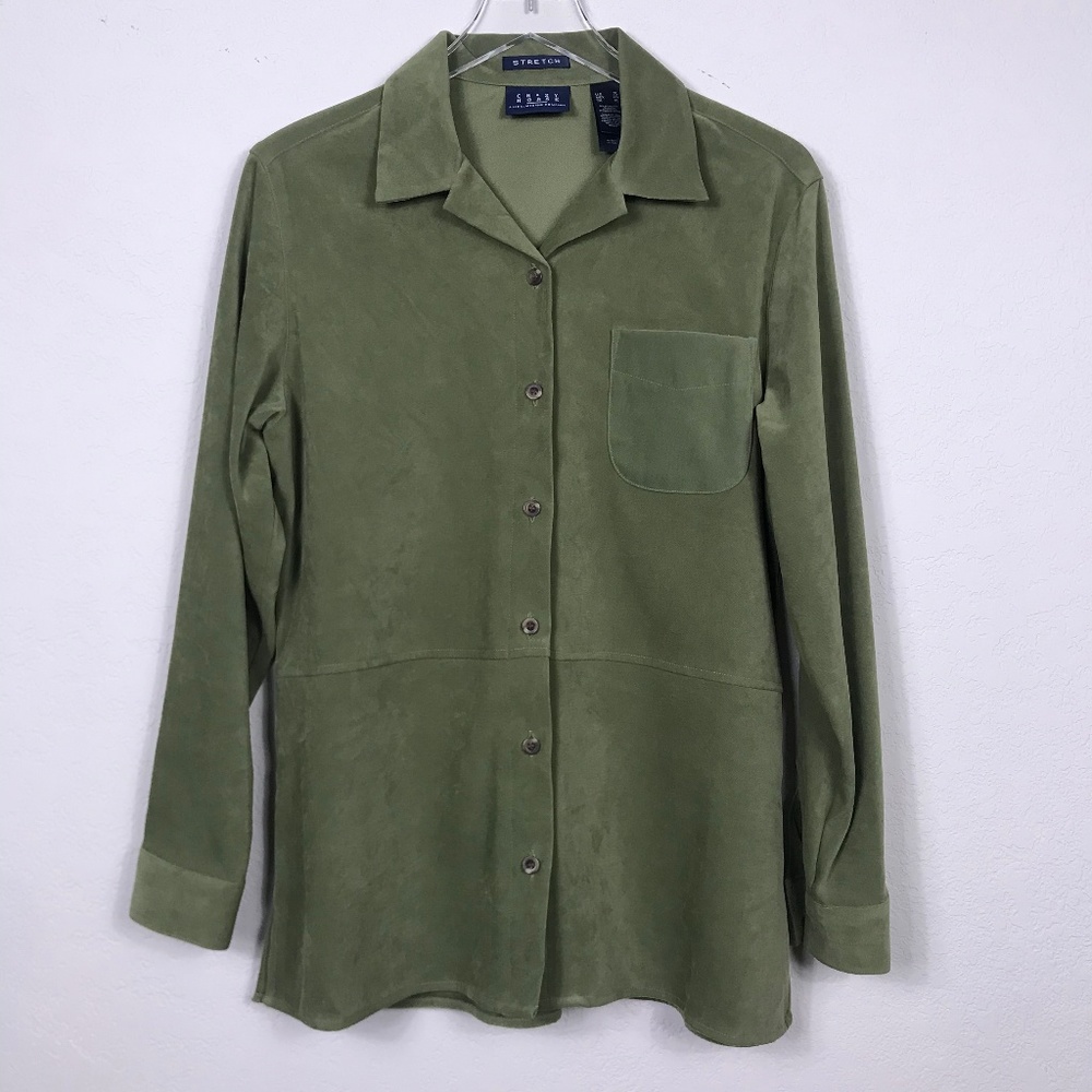 Crazy Horse Liz Claiborne Button Down Top Sz XL